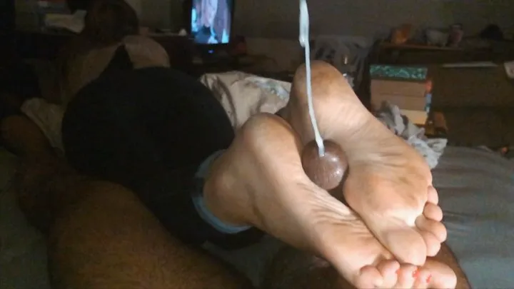 Dirty Soles Precum Footjob