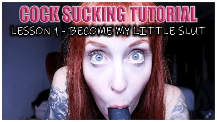 Mel Fire's slut academy: cock sucking tutorial