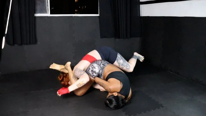 Redhead X Brunette BJJ real match