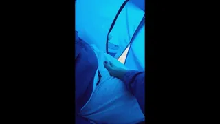 footjob in blue atmosphere