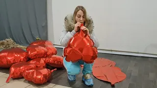 blow foil balloons