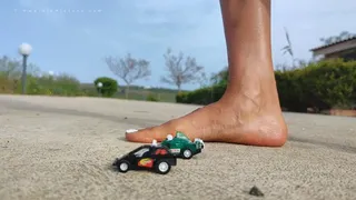 Giantess toy car crush