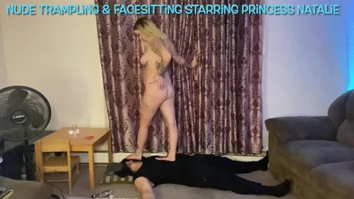 Nude Trampling & Facesitting - Princess Natalie