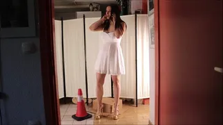 Traffic cone Flattened by an angry party girl