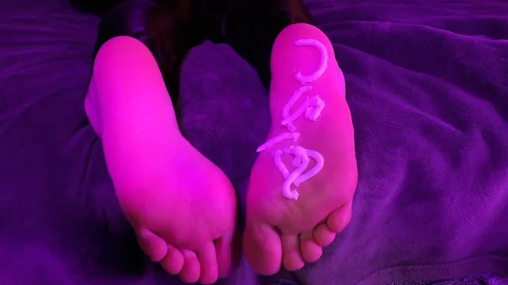 Enticing Wrinkled Soles And Toes POV Massage And Cream Smearing