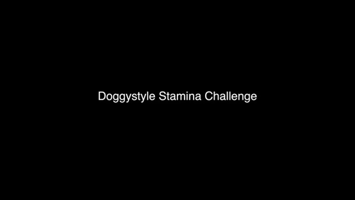 POV Doggystyle Stamina Challenge (with timer)