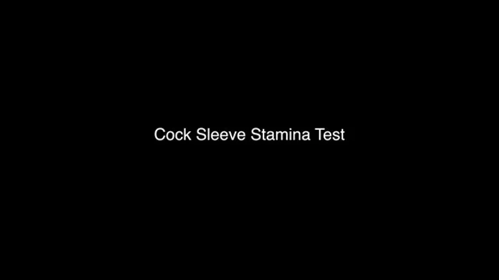 Cock Sleeves Stamina Test - Premature Ejaculation!