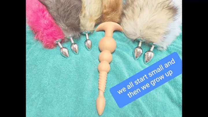 Anal: Big ass hole toy stuffing, tail butt plugs, dildos