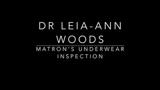 Matron's Underwear Inspection