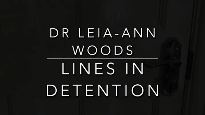 Lines in Detention