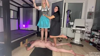 Oktoberfest groper trampled part 5 CBT & Trampling Dance on the Slave