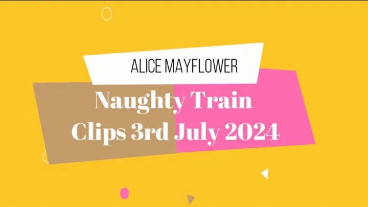 Naughty Train Clips - Solo Girl