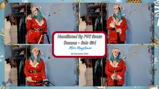 Humiliated By PVC Santa Domme - Solo Girl