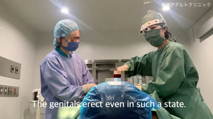 Wear surgical gowns and experiment human ?subject(English subtitles)Latter half