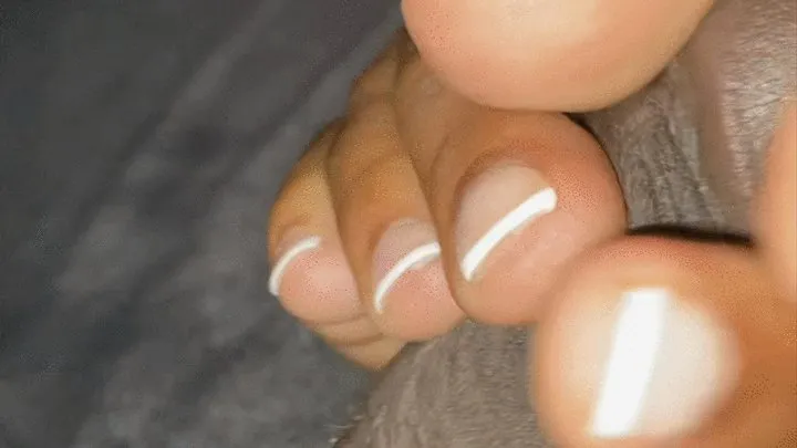 Her step-sister long toes FJ