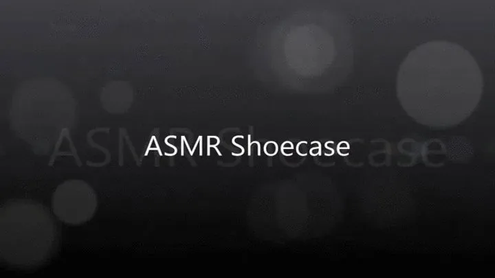 ASMR Squeaky Black Heels Black Tights