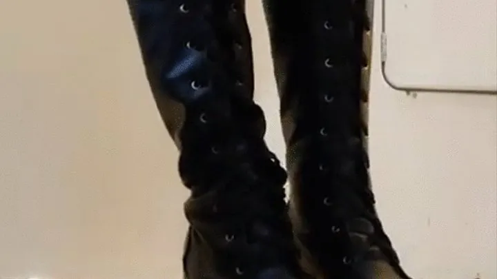 Squeaky Platform Boots