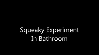 A Squeaky Experiment In Bathroom