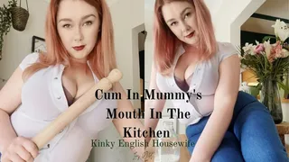 Cum in Step Mommys Mouth