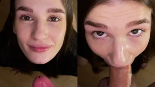 DEEPTROAT GAG BLOWJOB CUM IN MOUTH