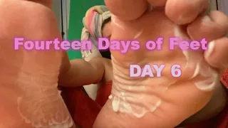 14 Days of Feet: Day 6 - Too much lotion?