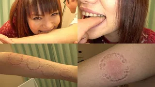 Reina - Biting by Japanese fascinating lady part1