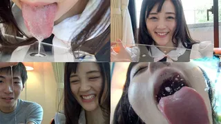 Emiri - Enjoy Smell of Her Long Tongue and Spit Part 1