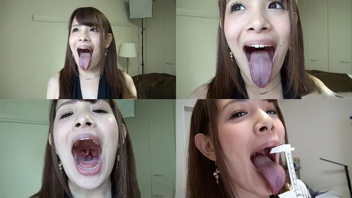 Nina - Long Tongue and Mouth Showing