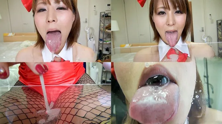 Mikan - Enjoy Smell of Her Long Tongue and Spit Part 1