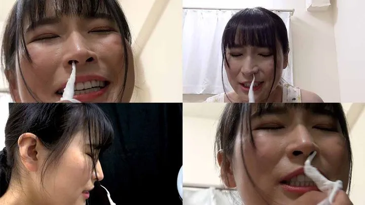 Kayo Iwasawa - CLOSE-UP of Japanese cute girl SNEEZING sneez-08