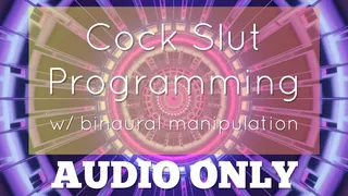 [AUDIO ONLY] Cock Slut Programming with Binaural Manipulation