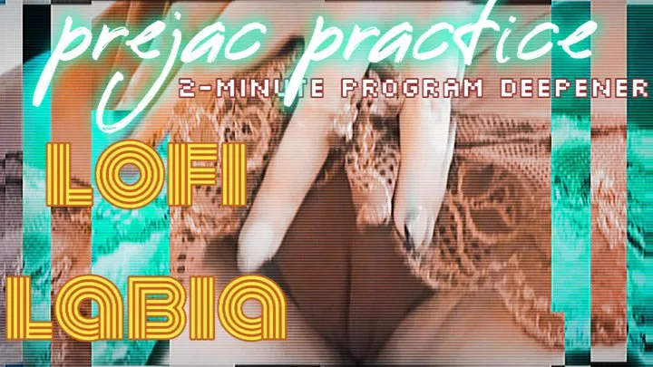 Prejac Practice: Lofi Labia [2-Minute Program Deepener] (Mesmerizing Moans Series)