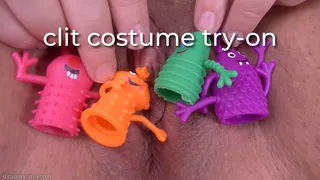 clit costume try-on - uncaptioned