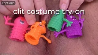 clit costume try-on - captioned