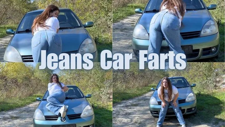 Stinky Car Farting Queen In Jeans