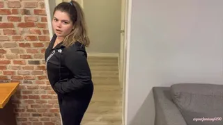 Farting in tracksuit