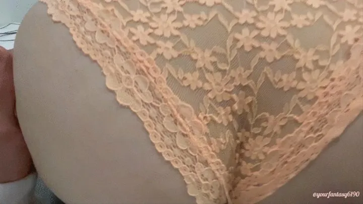 Lap farts in lingerie