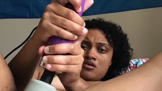 POWERFUL Wand and Butt Plug Orgasm