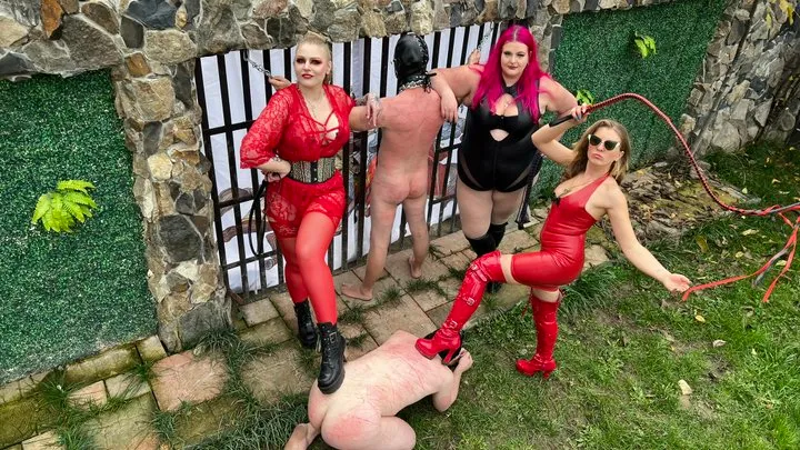 Hard whipping the bastion prisoners 3 Mistress