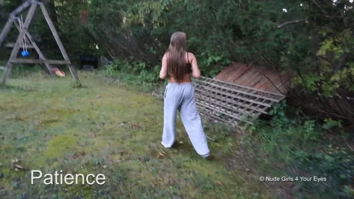 Patience 17 Minute Outdoor Nude Walk Video 1