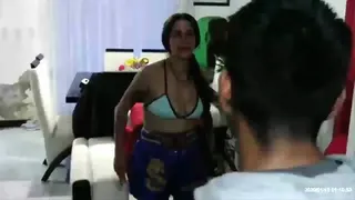 ada love kick doing a hard loud sound kick to the face to her friend part3