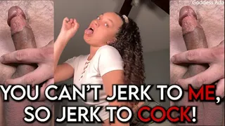 You Can't Jerk To ME, So Jerk To COCK!