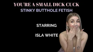YOU'RE A SMALL DICK CUCK: STINKY BUTTHOLE FETISH