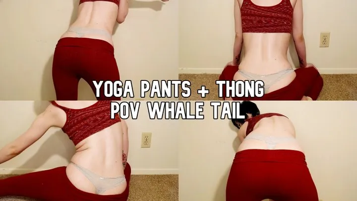 Yoga Pants + Thong: POV Whale Tail