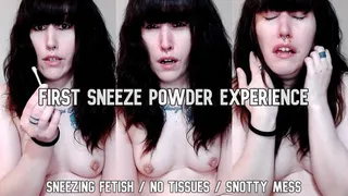 First Sneeze Powder Experience