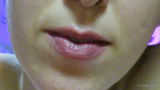 Lips, tongue and teeth fetish