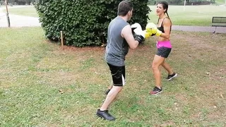Bianca Boxing the Bully