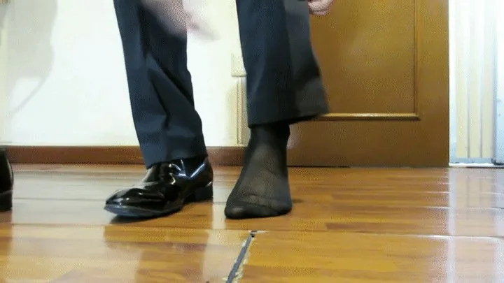 Sheer socks and barefeet part 8