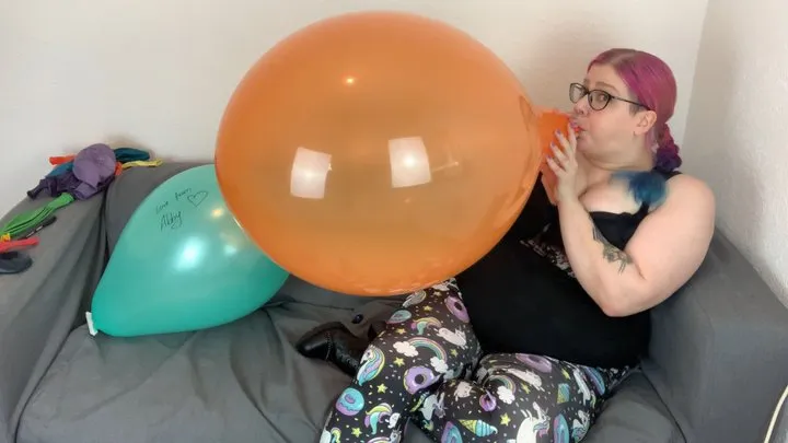 Three more blows - will the balloon survive?