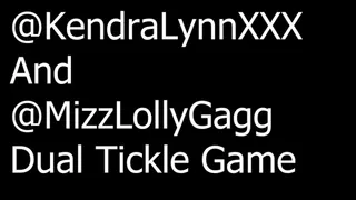 @MizzLollyGagg and @KendraLynnXXX - Dual tickle game